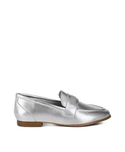 Лоферы Eden Ode Rhinestone Strap Metallic Loafers Rag & Co, серебряный