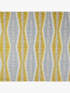 Шторы на заказ с узором в виде листьев ириса John Lewis, Citrine