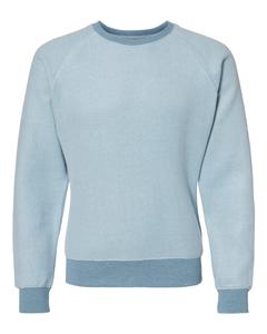 Мужская флисовая толстовка с круглым вырезом Flip Side J. America, цвет chambray heather