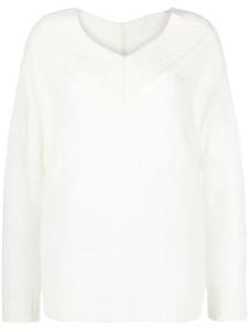 Джемпер рыхлой вязки Forte Forte, нейтральный