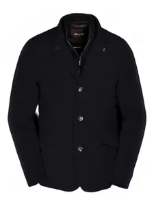 Стеганой жакет на пуговицах Moorer, синий