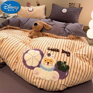 Disney Комплект постельного белья 4 предмета, размер простыни 200x230 см, цвет мангостин, новичок