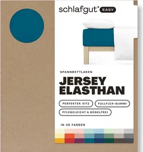 Простыня на резинке EASY Jersey BL 120x200 см бирюзового цвета Adam Matheis