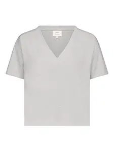 Футболка с V-образным вырезом LouLou de Saison, серый