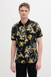 Поло из хлопка Versace Jeans Couture, черный