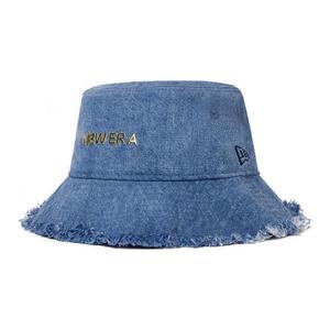 New Era Хлопковая полиэстеровая регенерированная целлюлозная шляпа-ведро женская синяя, Blue