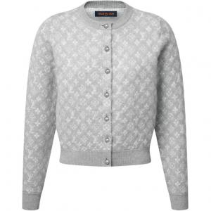 Вязаный свитер FW25 для женщин LOUIS VUITTON, серый