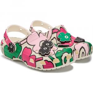 Marimekko цветочные классические сабо Crocs, multi