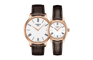 Junya Collection Кварцевый механизм Универсальные часы 25 мм Белый циферблат Корпус из нержавеющей стали Кожаный ремешок TISSOT