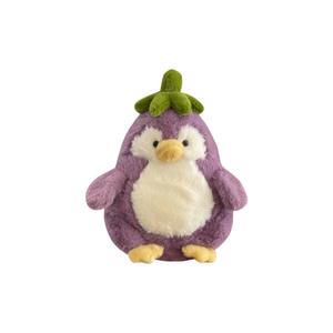 Мягкая игрушка милый трансформирующийся пингвин в виде баклажана высота 25см/40см MENGMENGBUNNY