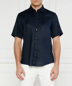 Льняная рубашка s-liam-ken Regular fit Boss, синий