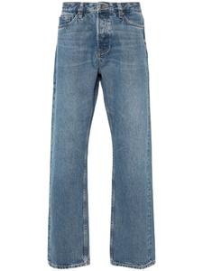 SAMSOE SAMSOE джинсы Eddie с нашивкой-логотипом, синий