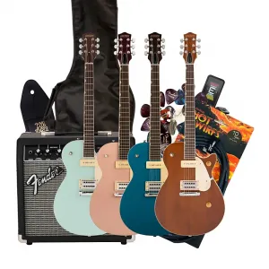 Gretsch G2215-P90 Streamliner Junior Jet Club Package с футляром, тюнером, ремнем и медиаторами