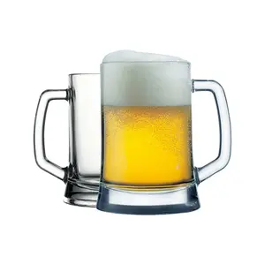 Бокал для пива Pub 500 мл - прозрачный с ручкой - 2 шт. Pasabahce