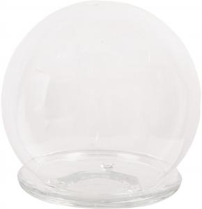 Колокольчик Clayre & Eef Ø 15x16 см, прозрачное стекло, круглый Clayre&Eef, прозрачный