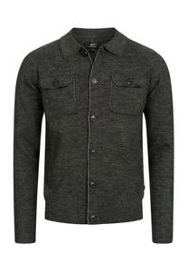 Вязаный кардиган Jeff BRADSHAW, пятнистый серый