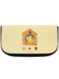 Косметичка Mr & Mrs Panda Vogel Haus ohne Spruch, пастельно-желтый