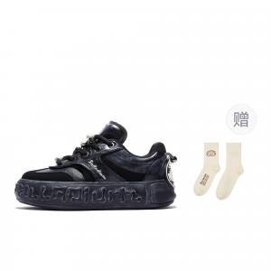 Palladium Износостойкие, нескользящие, низкие кроссовки, женские, черные