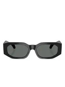 Солнцезащитные очки с логотипом Versace Eyewear, черный