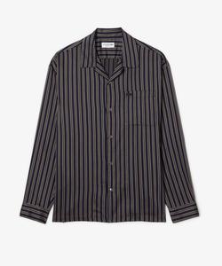 Рубашка с многополосным открытым воротником