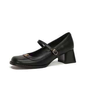 Туфли Мэри Джейн на массивном каблуке Women's TAFN, черный