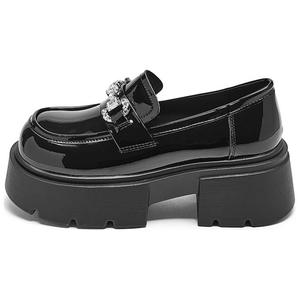 AGSDON Лоферы женские 6,5 см, черные