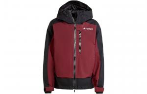 Мужская облегающая красная футболка Adidas