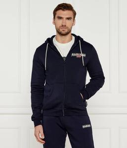 Толстовка мужская Napapijri на молнии, синий