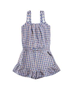 Комбинезон IMOGA Check & Tie Tye, белый