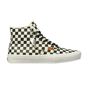 Кеды Vans Andrew Allen x Skate Authentic High 'Checkerboard', кремовый