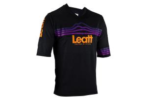 Черная майка Leatt Enduro 3.0 с рукавом 3/4