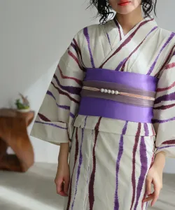 Пояс оби с жемчужной отделкой