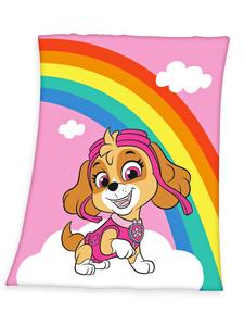 Herding Флисовое одеяло «Щенячий патруль», 130x170 см, Скай, розовое / разноцветное