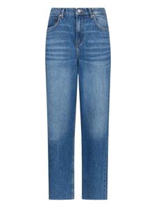 Джинсы с низкой посадкой и широкими штанинами LIU JO, синий