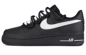 Кроссовки Nike Air Force 1 Skateboarding Shoes Unisex Low-top Black/Sliver, черный