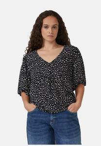 Блуза QS Blouse, Schwarz/Mottled Black