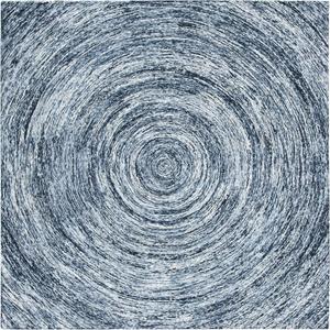 Ковер SAFAVIEH, 183 x 183 см, Ikat Collection, Grey, ручная работа из шерсти, идеально для помещений с высокой проходимостью в гостиной, спальне (IKT633F)