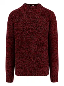 Меланжевый свитер Alpha Industries, красный