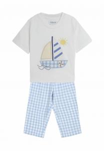 Пижама SET JoJo Maman Bébé, белый