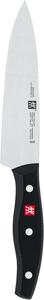 Поварской нож Zwilling 30721-161 Twin Pollux, нержавеющая сталь, технология Zwilling Special Melt, клепаная конструкция, цельнометаллическая конструкция, пластиковые накладки, 160 мм, черный