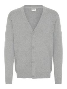 Вязаный кардиган !Solid Finto, mottled grey