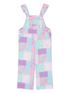 Джемпер с узором в технике пэчворк MC2 Saint Barth Kids, фиолетовый