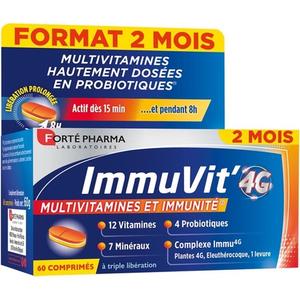 Forte Pharma Immuvit 4g Пищевая добавка для жизненной силы и иммунитета Forté Pharma