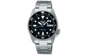 Автоматический механизм Нержавеющая сталь Ремешок Часы 38 мм Мужские часы Черный циферблат SRPK29K1 SEIKO