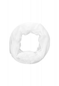 Scarf Loop Uni Тонкий, легкий и мягкий однотонный женский круглый шарф, шейный платок Seasons of April, белый