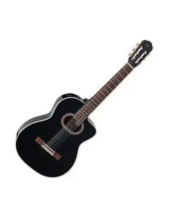 Акустическая электрогитара Takamine GC6CE, классическая, черная отделка