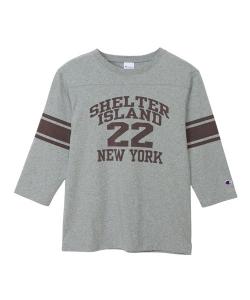 Мужская футболка с рукавом 3/4, базовая, для футбола Champion, серый