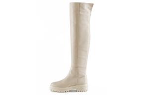 Сапоги женские до колена бледно-желтые Tony Bianco