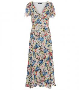 Цветочное миди-платье Polo Ralph Lauren