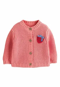 Кардиган прямого кроя Next, Pink Strawberry